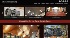 Desktop Screenshot of amberwayequine.com